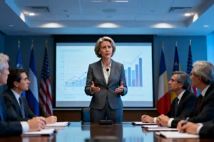 IMF Chief Warns of Growing Threats in Unregulated Lending Sector - Professional coverage