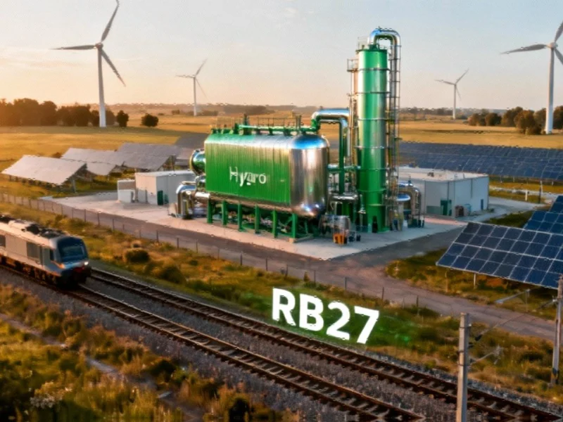Germany Launches Major Green Hydrogen Facility to Power Regional Rail Transport