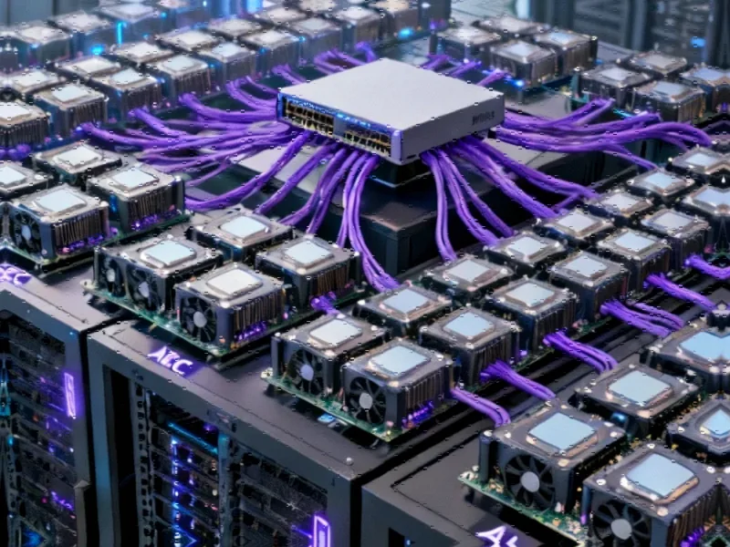 Purple Connectivity Cables Emerge as Critical Component in AI Infrastructure Boom
