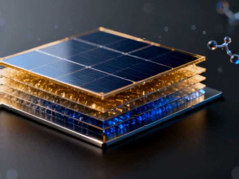 Breakthrough in Vacuum-Processed Solar Cells Achieves Record Efficiency with Novel Deposition Method