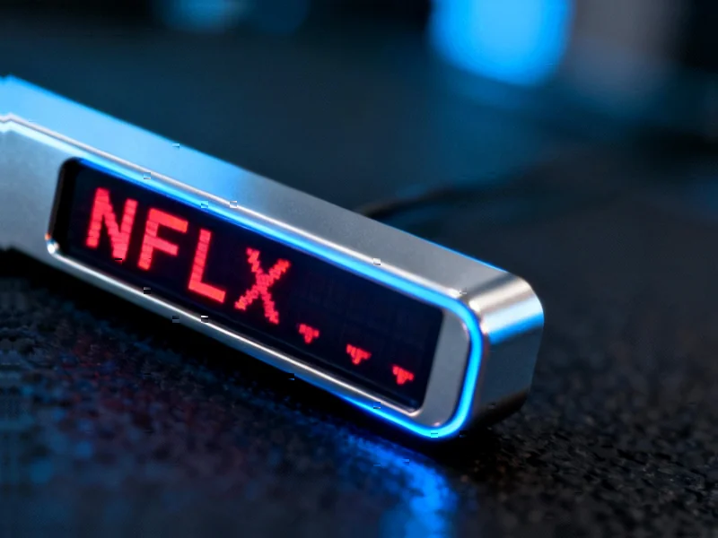 Netflix Shares Slide Following Disappointing Quarterly Earnings Report